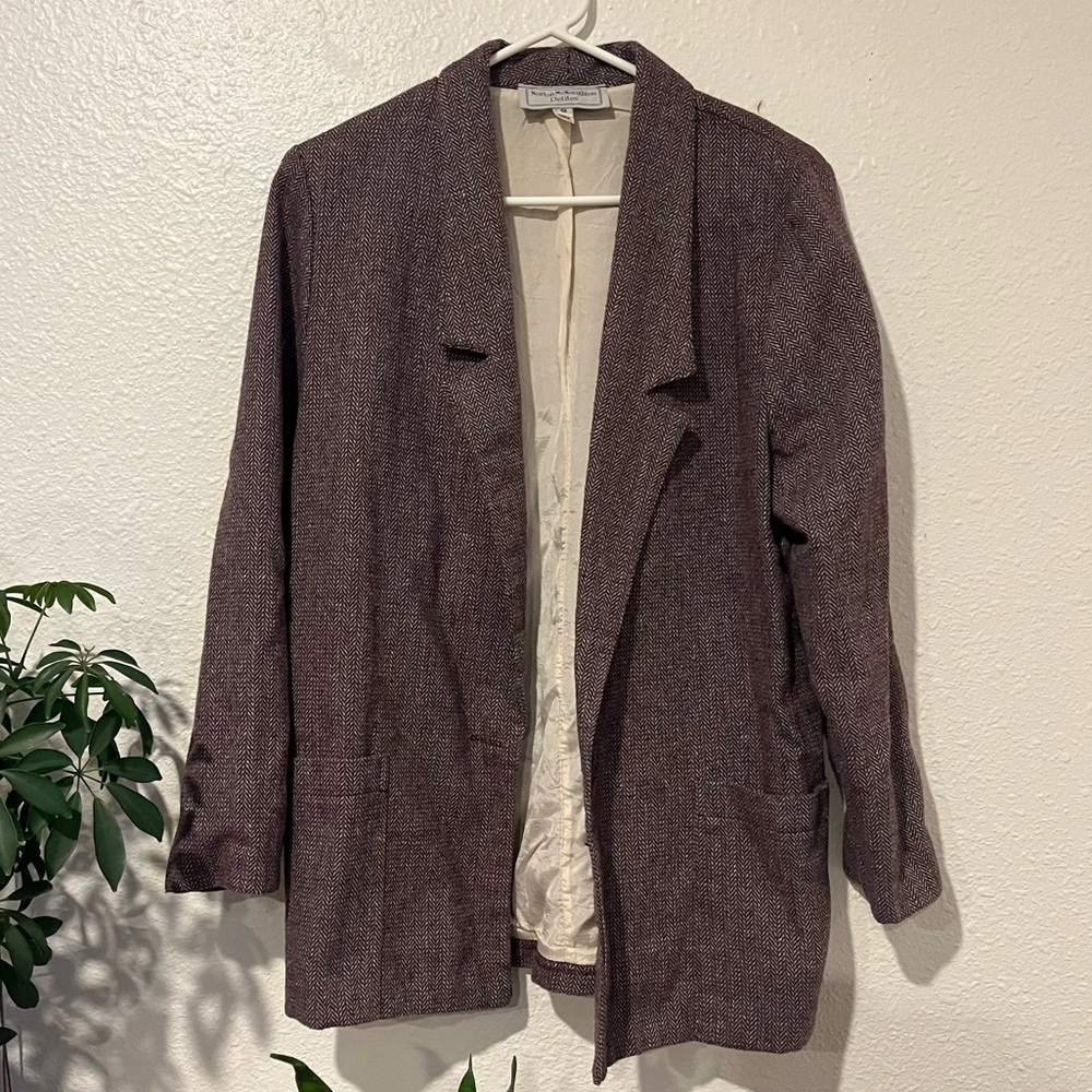 Vintage Maroon Blazer